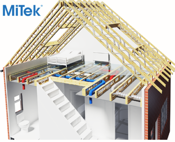 a 3D drawing of Posi-Joist technology 